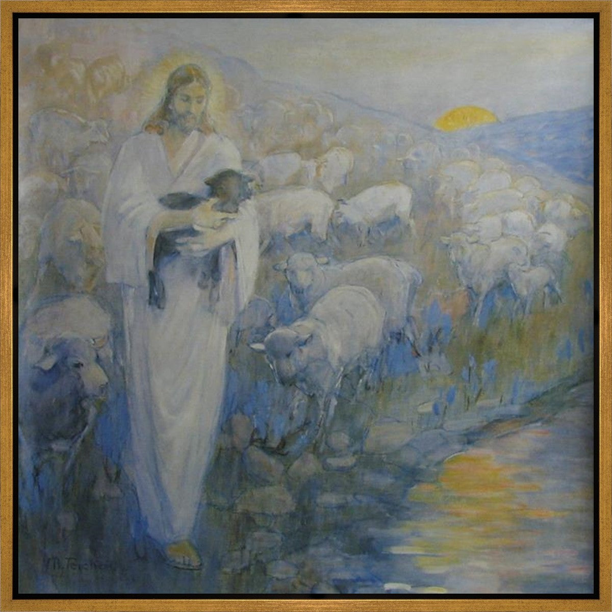 Rescue Of The Lost Lamb Gallery Wrap