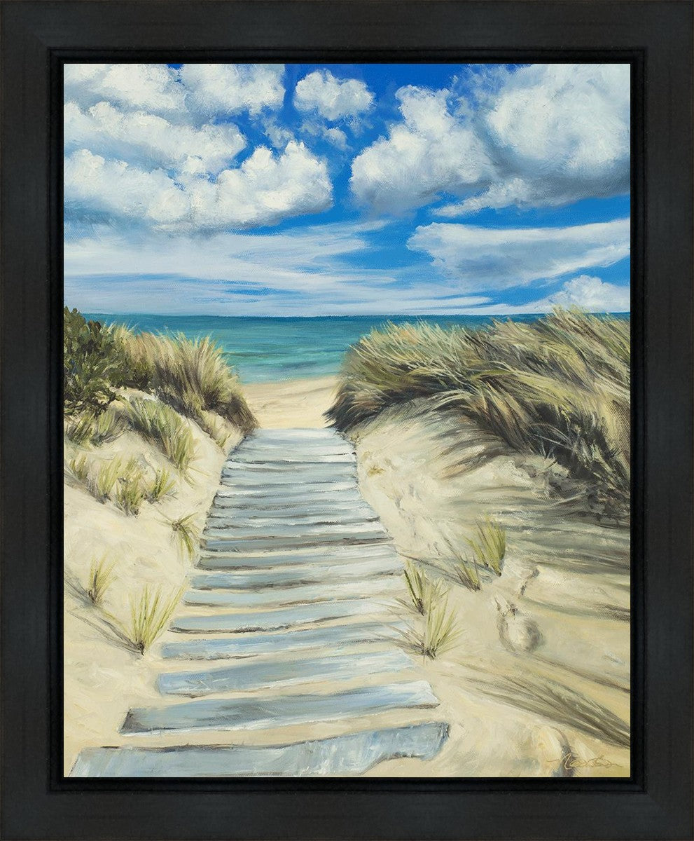 Enjoy the Beauty on your Broken Path Seashore Gallery Wrap