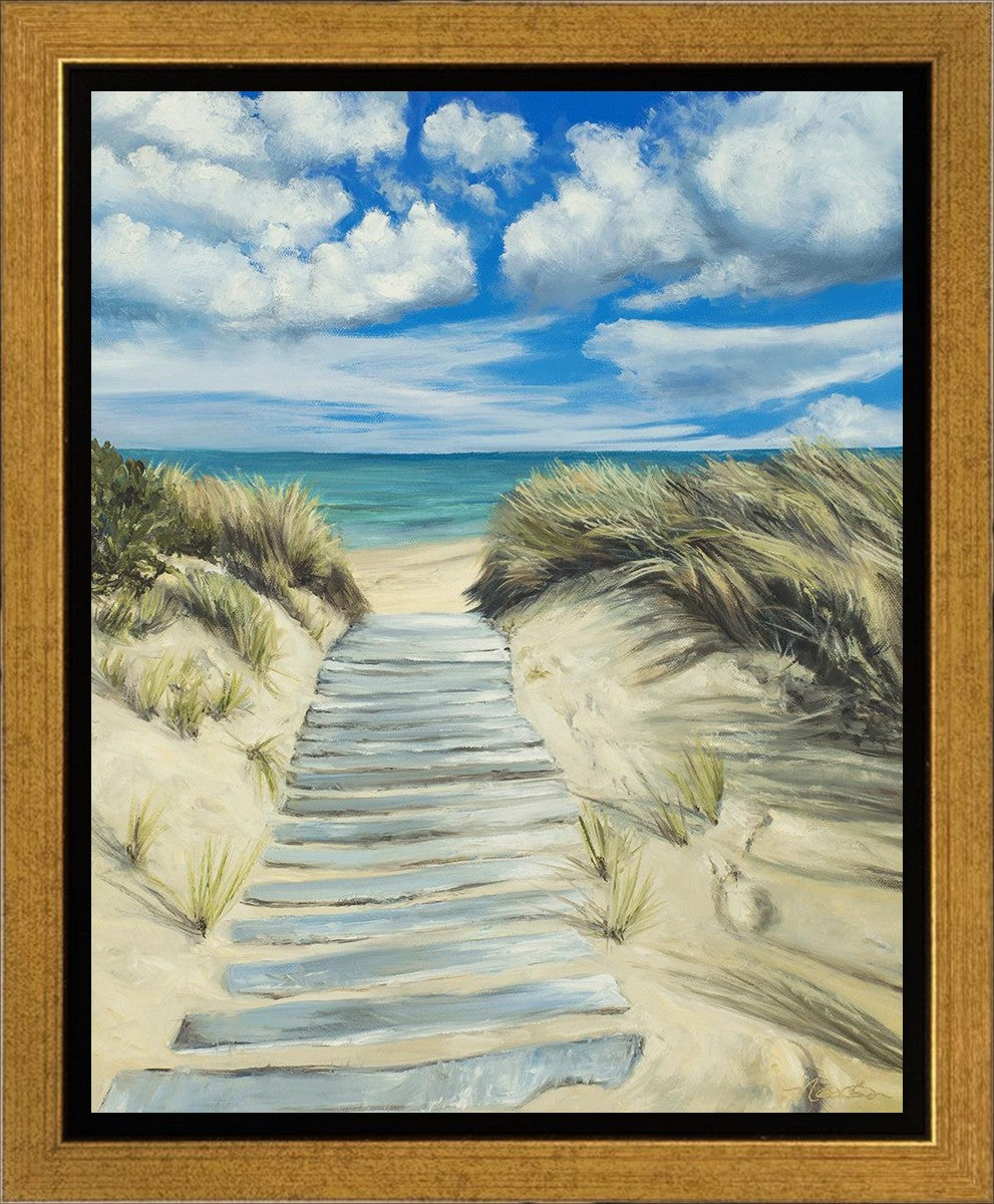 Enjoy the Beauty on your Broken Path Seashore Gallery Wrap