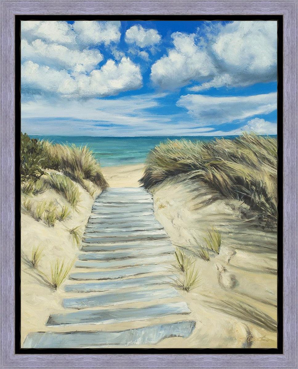 Enjoy the Beauty on your Broken Path Seashore Gallery Wrap