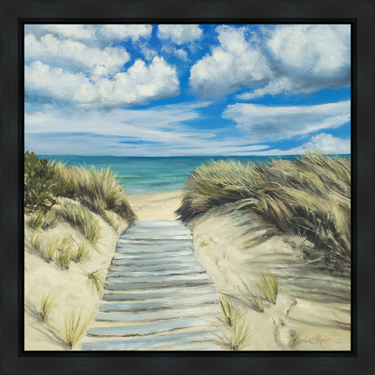 Enjoy the Beauty on your Broken Path Seashore Gallery Wrap