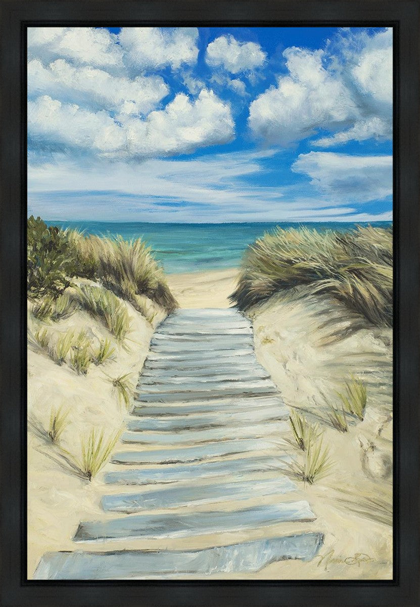 Enjoy the Beauty on your Broken Path Seashore Gallery Wrap