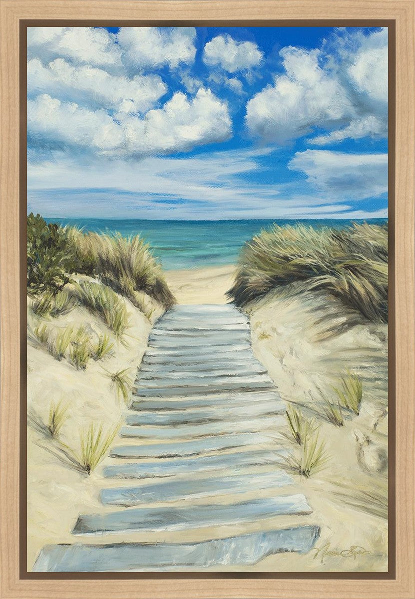 Enjoy the Beauty on your Broken Path Seashore Gallery Wrap