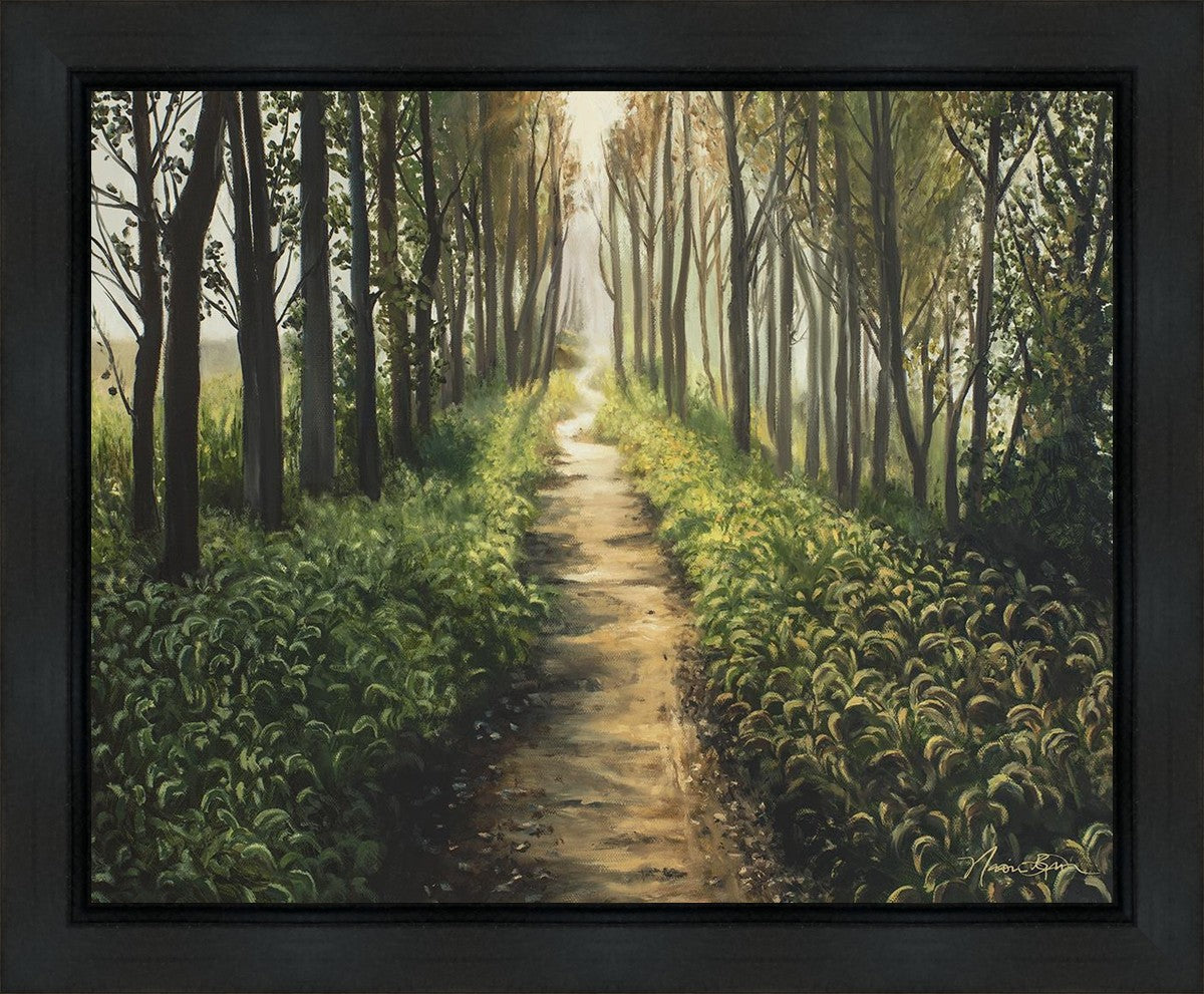 Enjoy The Beauty On Your Broken Path, Forest Walkway Gallery Wrap