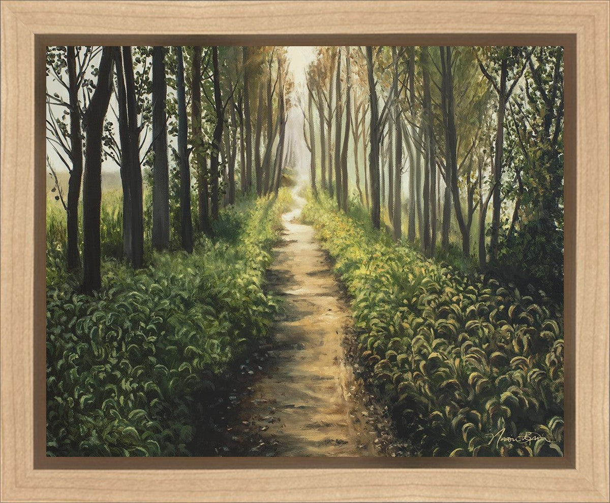 Enjoy The Beauty On Your Broken Path, Forest Walkway Gallery Wrap