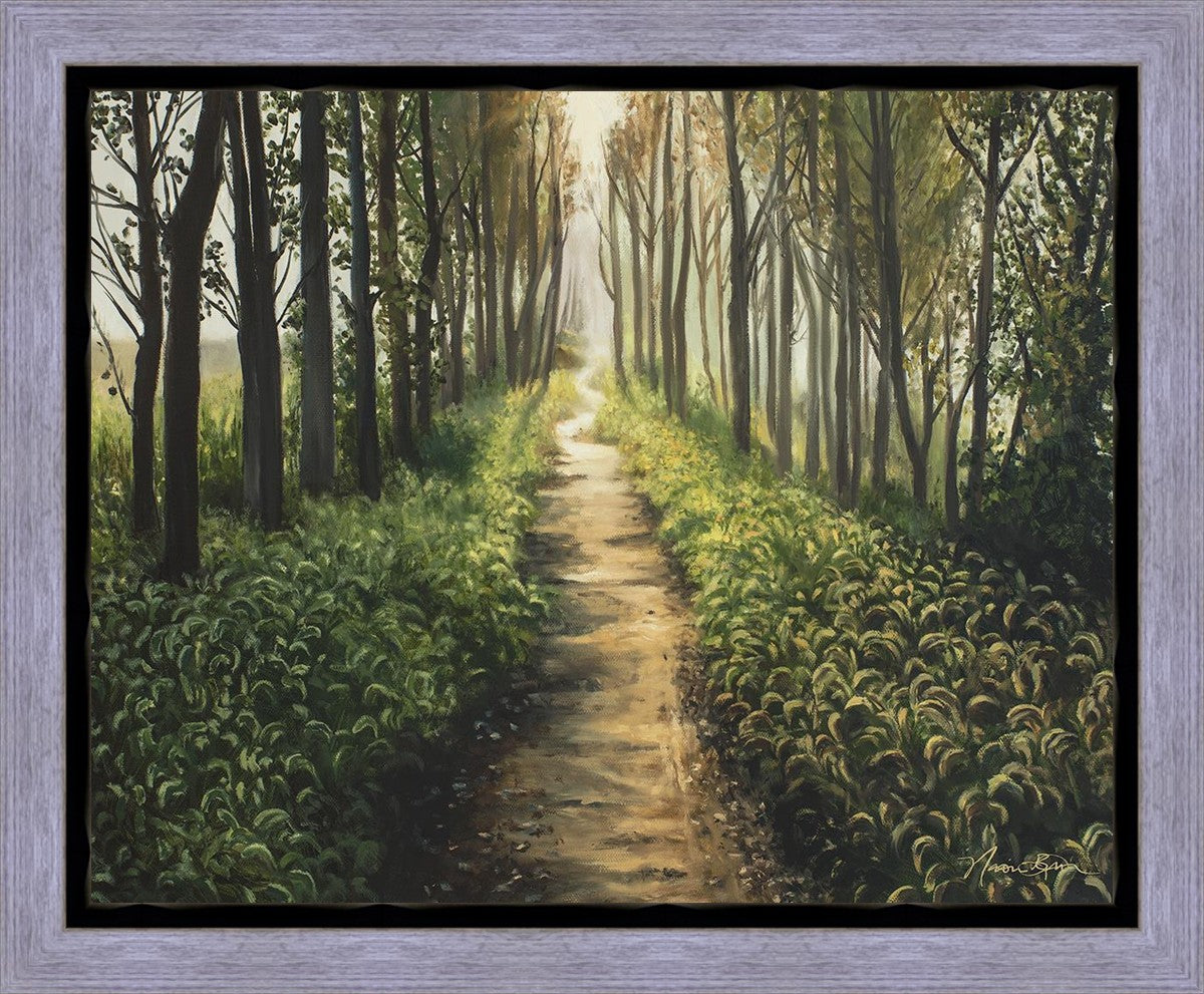 Enjoy The Beauty On Your Broken Path, Forest Walkway Gallery Wrap