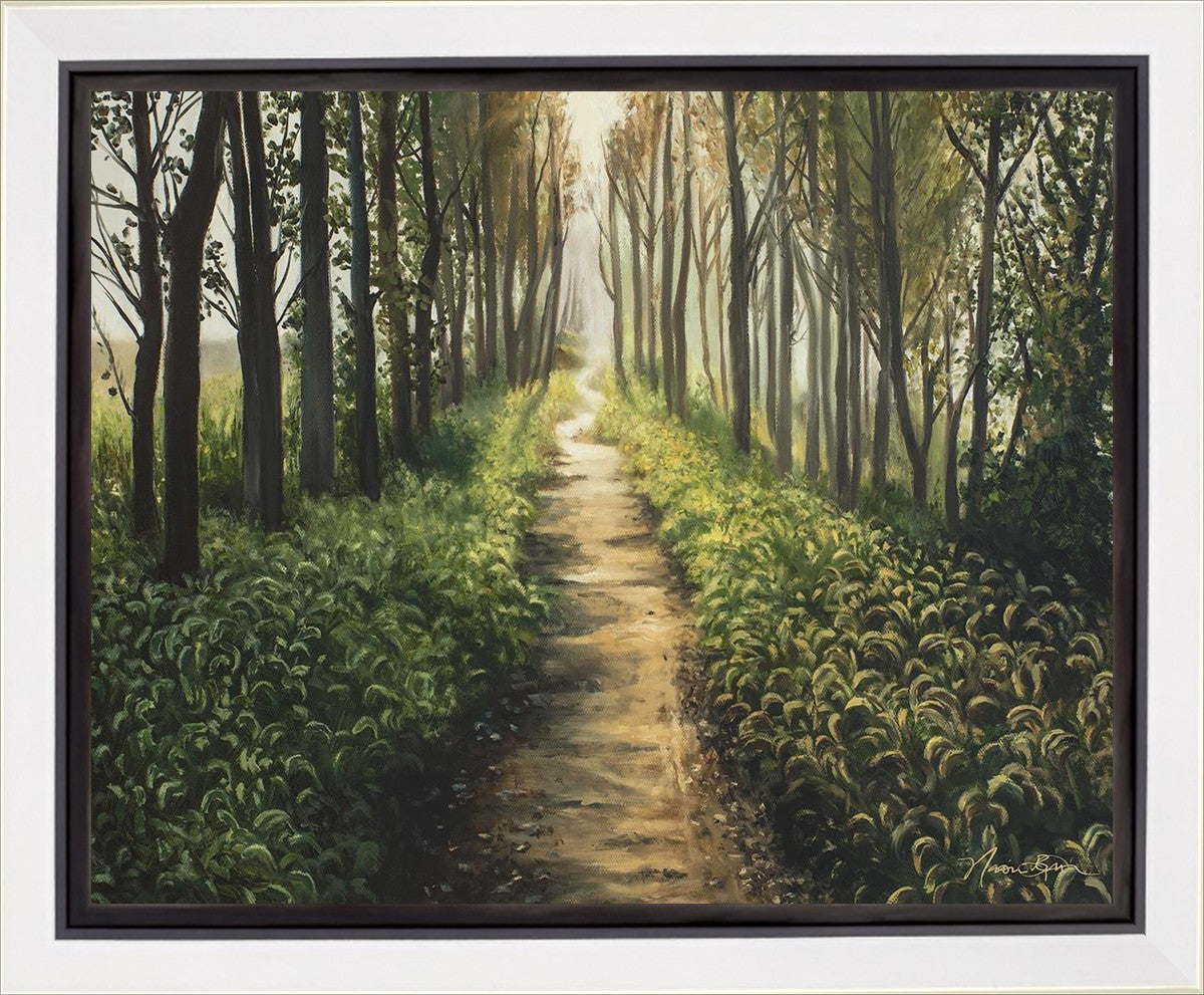 Enjoy The Beauty On Your Broken Path, Forest Walkway Gallery Wrap