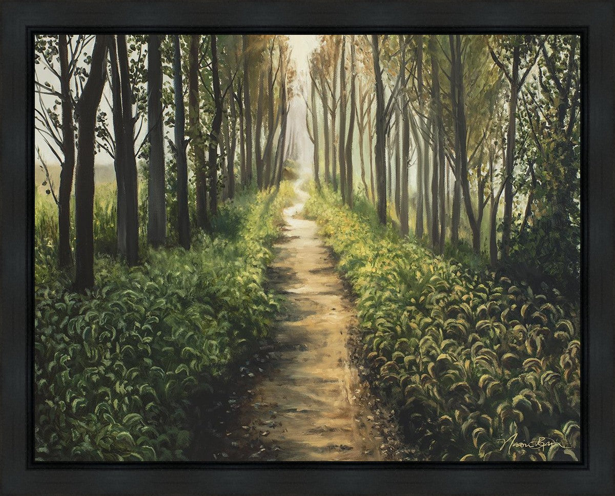 Enjoy The Beauty On Your Broken Path, Forest Walkway Gallery Wrap