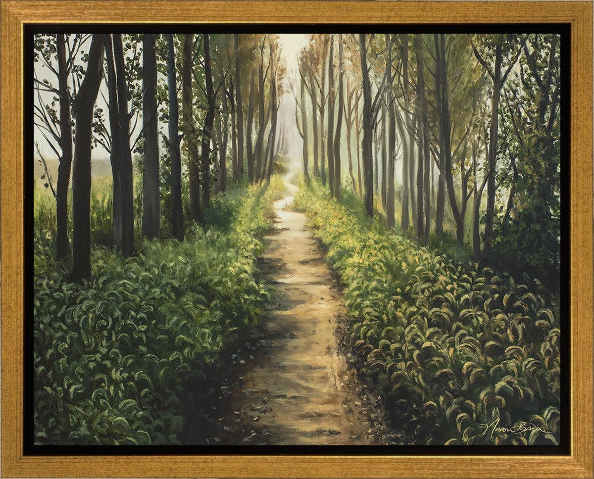 Enjoy The Beauty On Your Broken Path, Forest Walkway Gallery Wrap