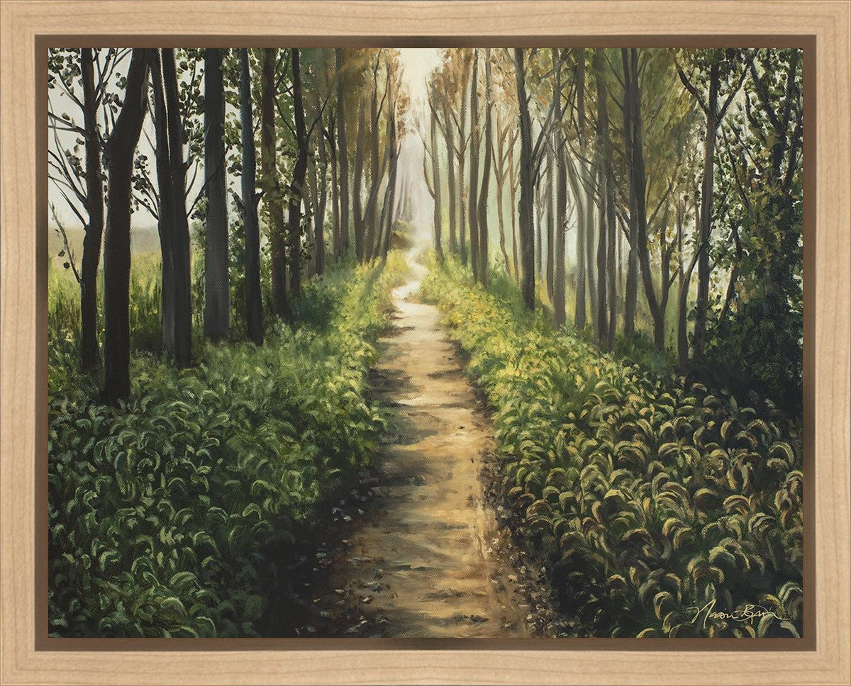Enjoy The Beauty On Your Broken Path, Forest Walkway Gallery Wrap