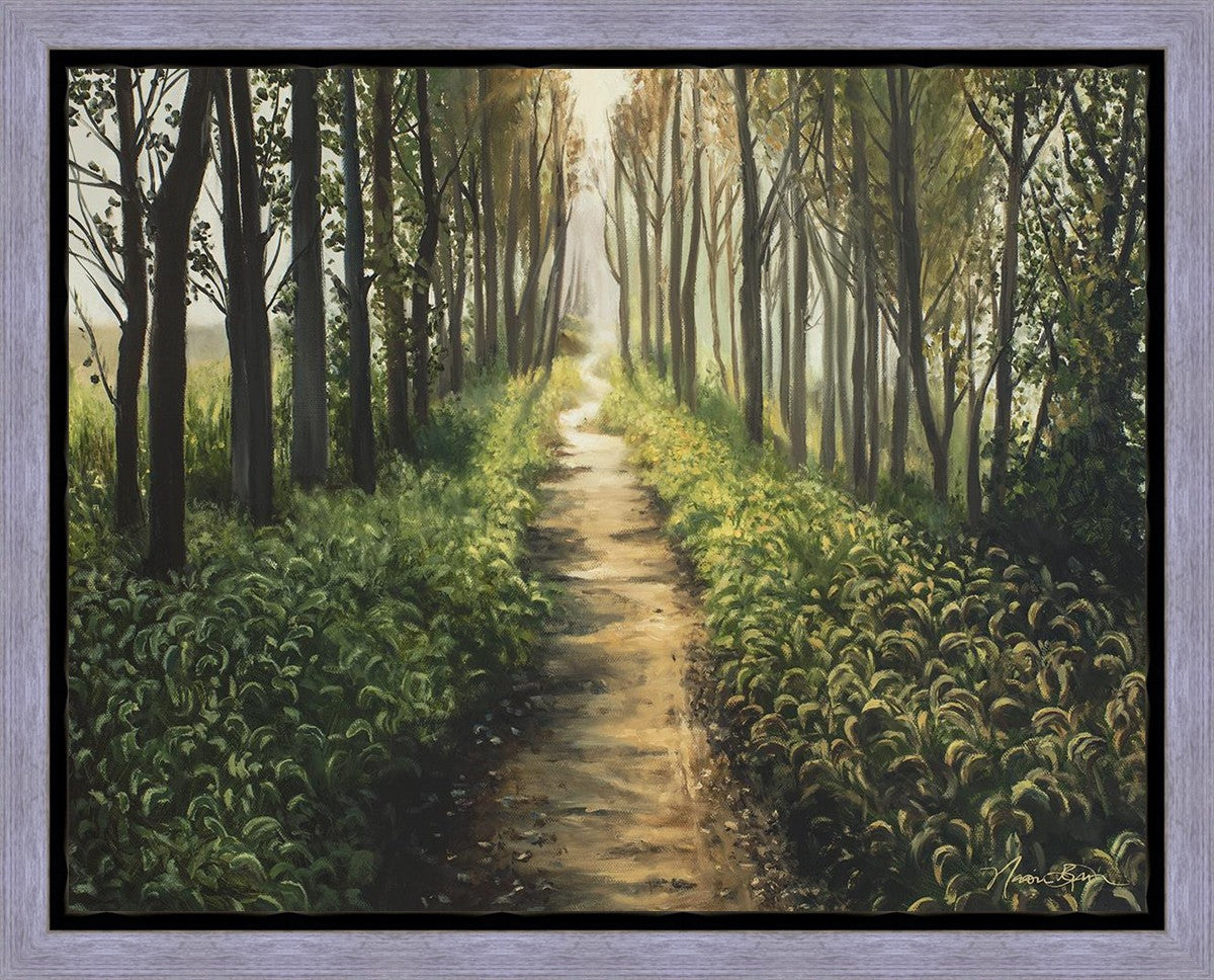 Enjoy The Beauty On Your Broken Path, Forest Walkway Gallery Wrap