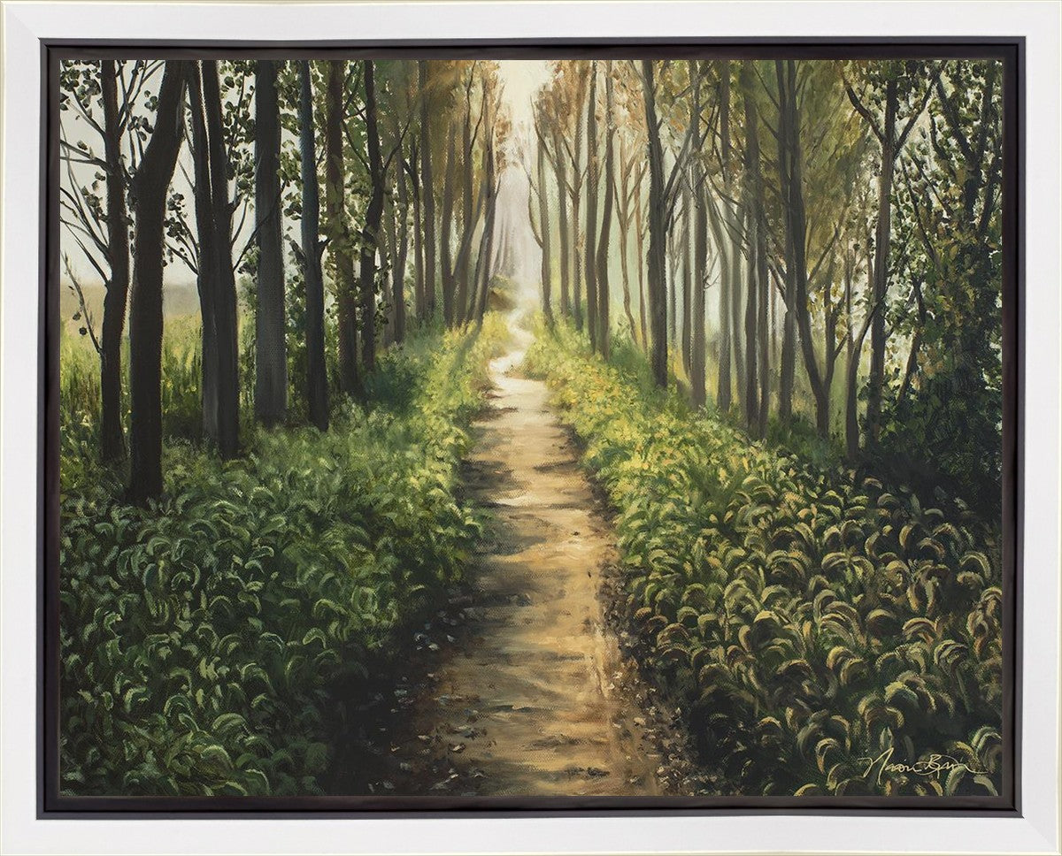 Enjoy The Beauty On Your Broken Path, Forest Walkway Gallery Wrap