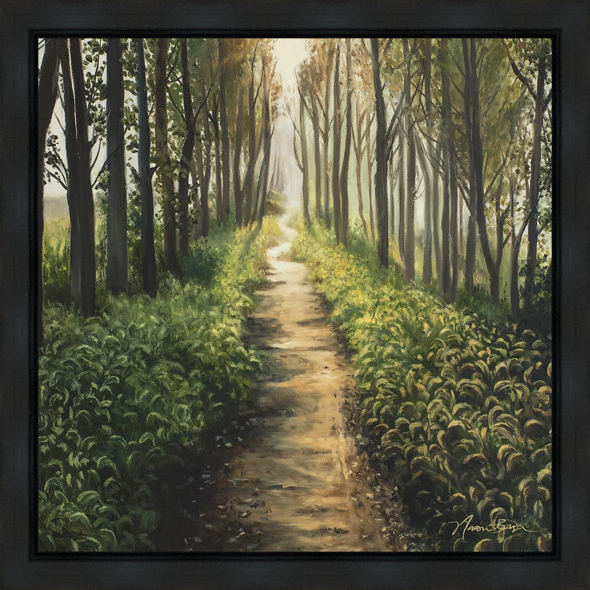 Enjoy The Beauty On Your Broken Path, Forest Walkway Gallery Wrap