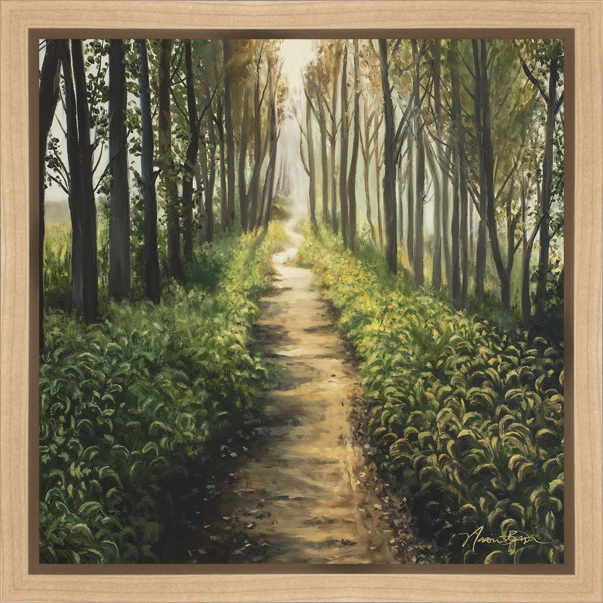 Enjoy The Beauty On Your Broken Path, Forest Walkway Gallery Wrap