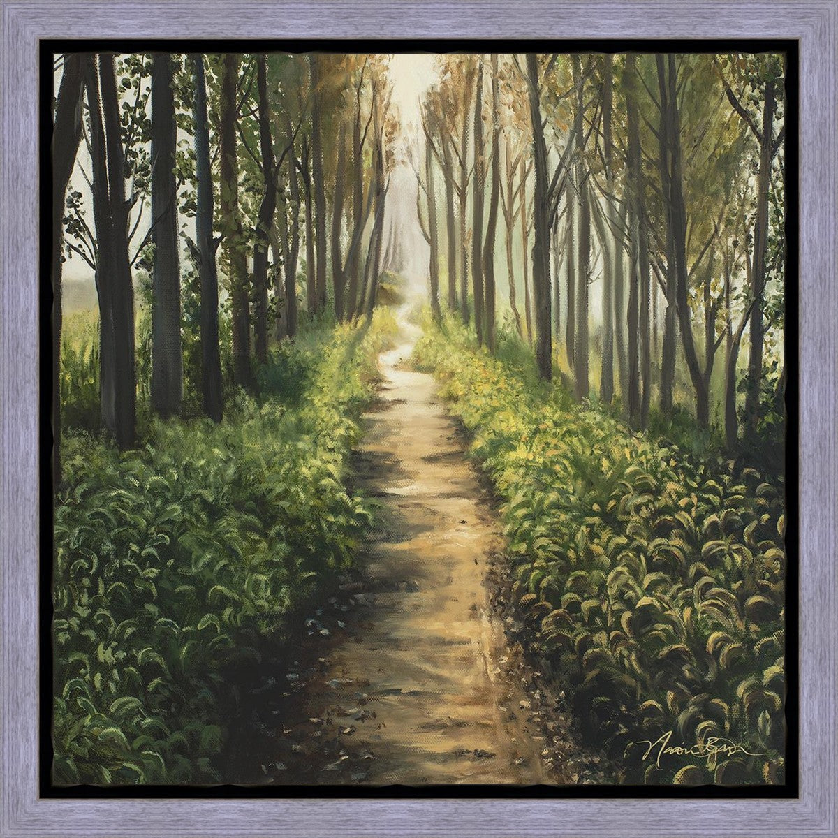 Enjoy The Beauty On Your Broken Path, Forest Walkway Gallery Wrap
