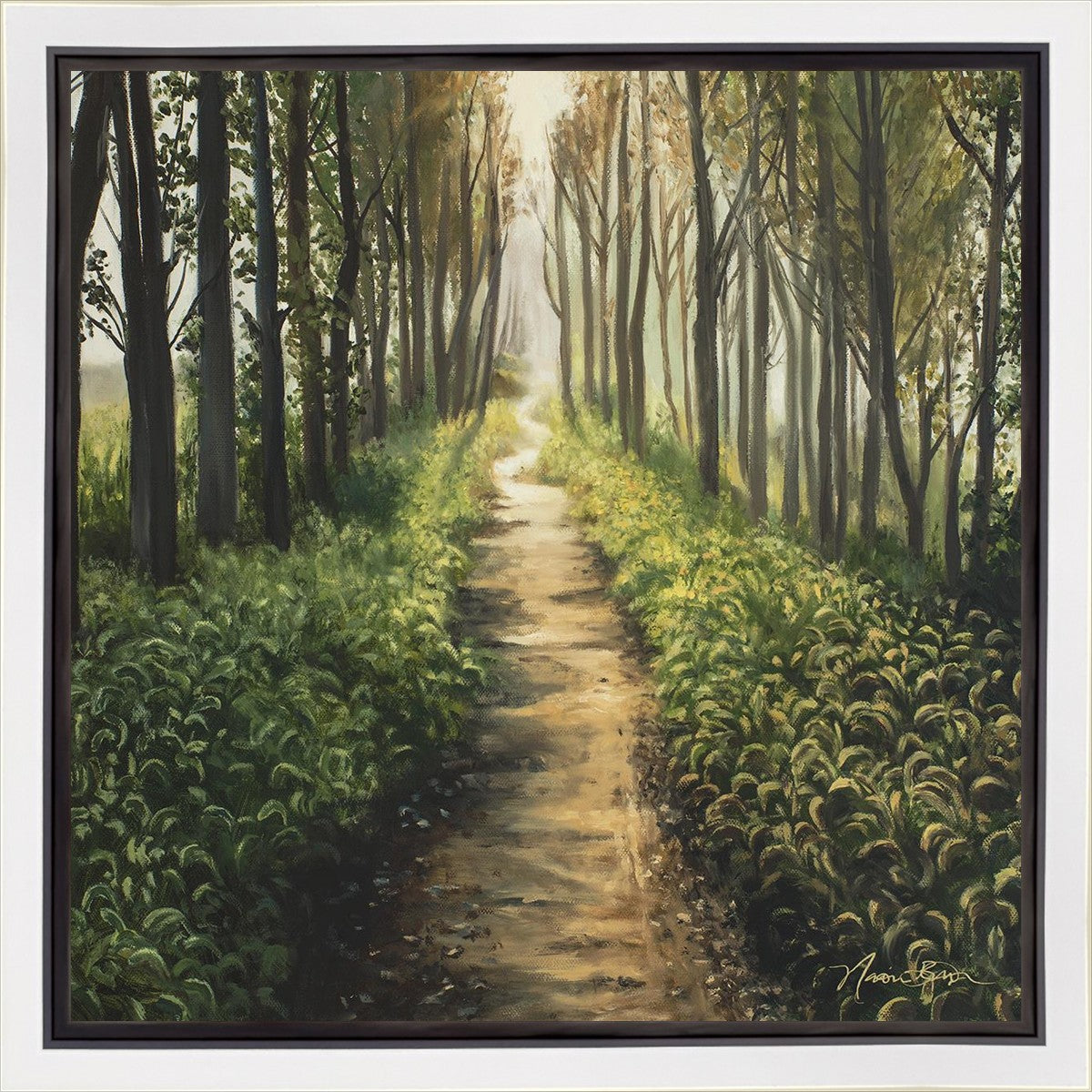 Enjoy The Beauty On Your Broken Path, Forest Walkway Gallery Wrap