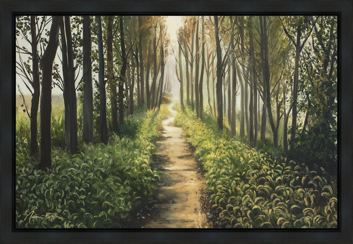 Enjoy The Beauty On Your Broken Path, Forest Walkway Gallery Wrap