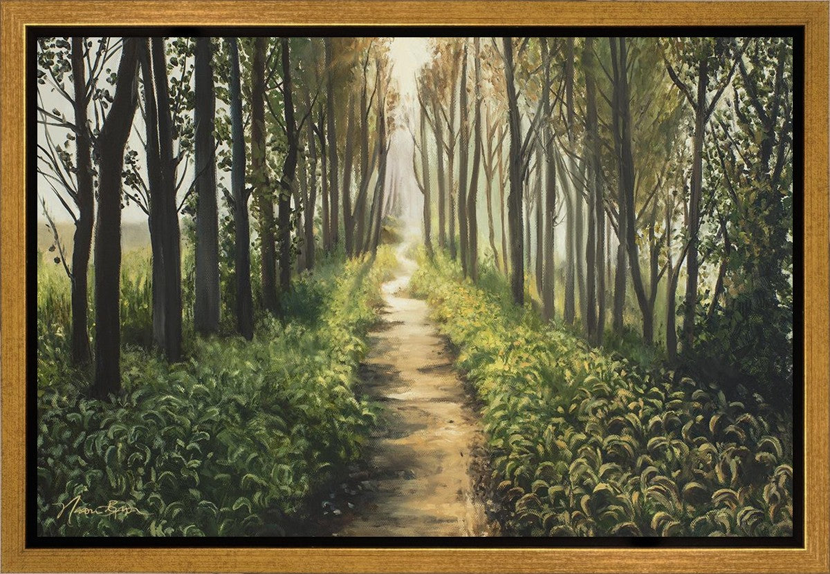 Enjoy The Beauty On Your Broken Path, Forest Walkway Gallery Wrap