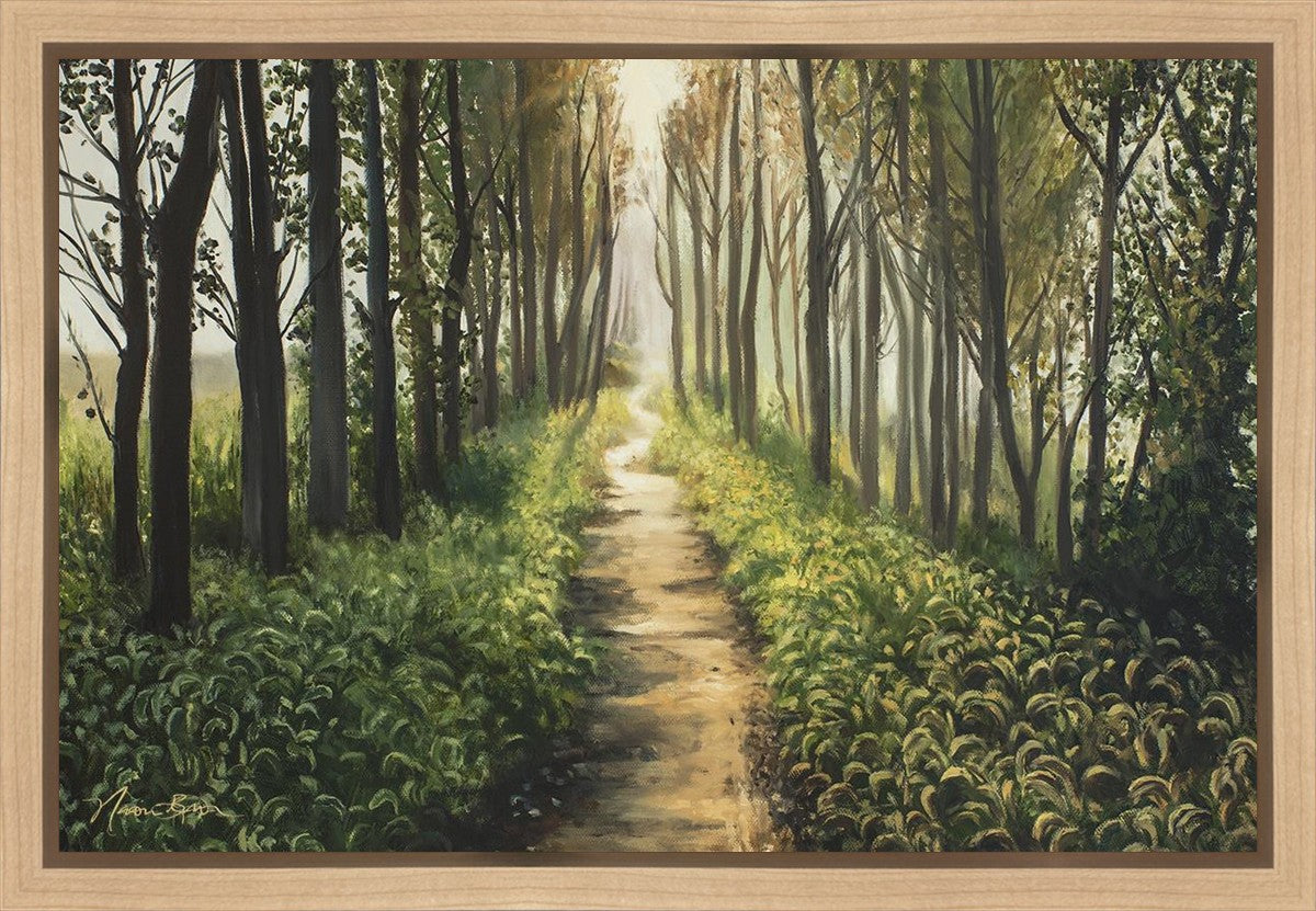 Enjoy The Beauty On Your Broken Path, Forest Walkway Gallery Wrap