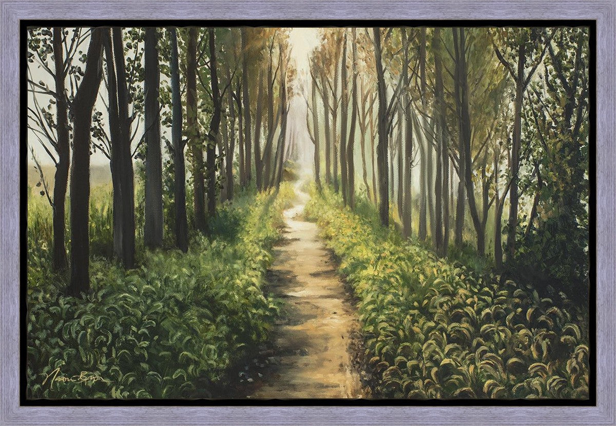 Enjoy The Beauty On Your Broken Path, Forest Walkway Gallery Wrap