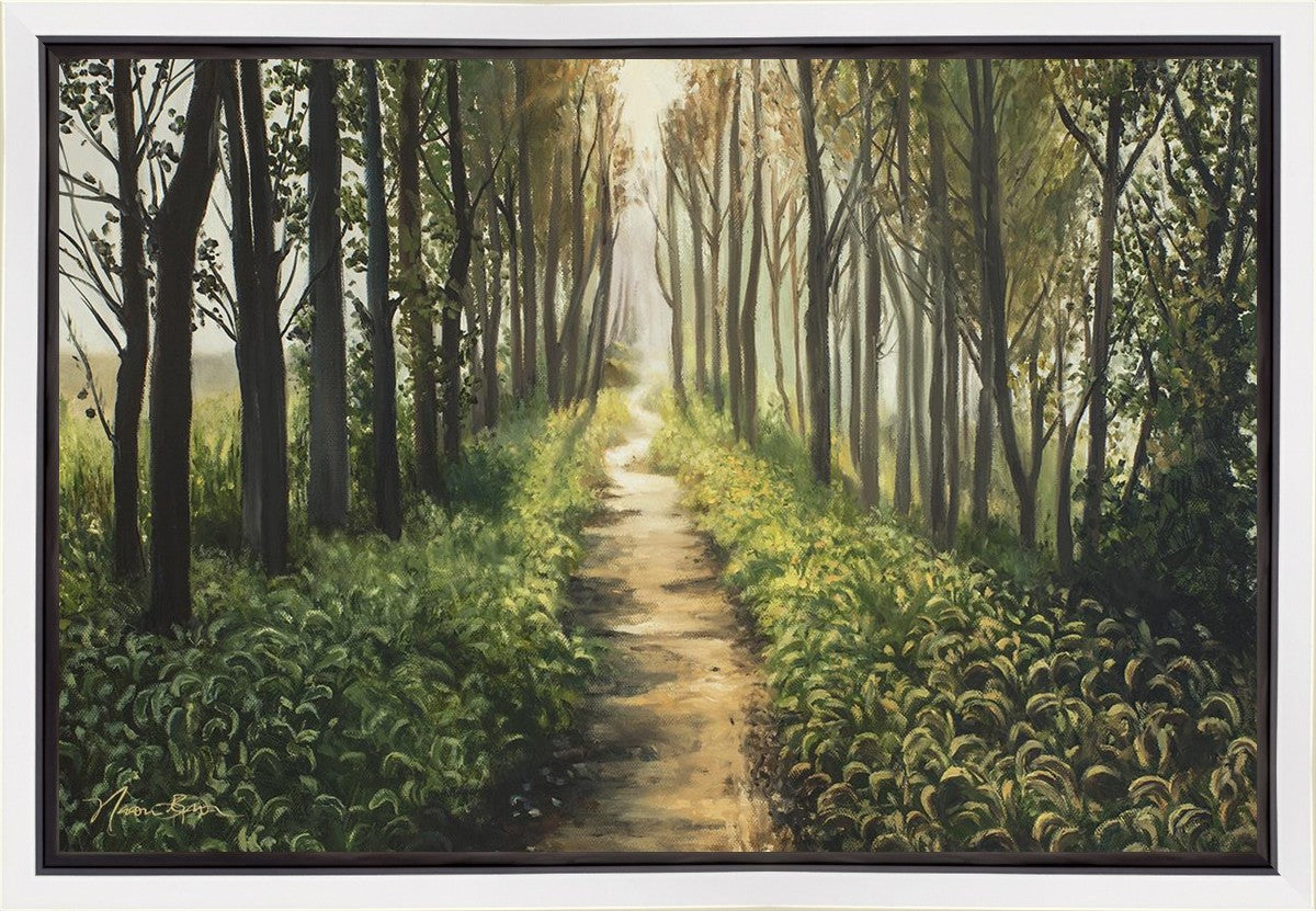 Enjoy The Beauty On Your Broken Path, Forest Walkway Gallery Wrap