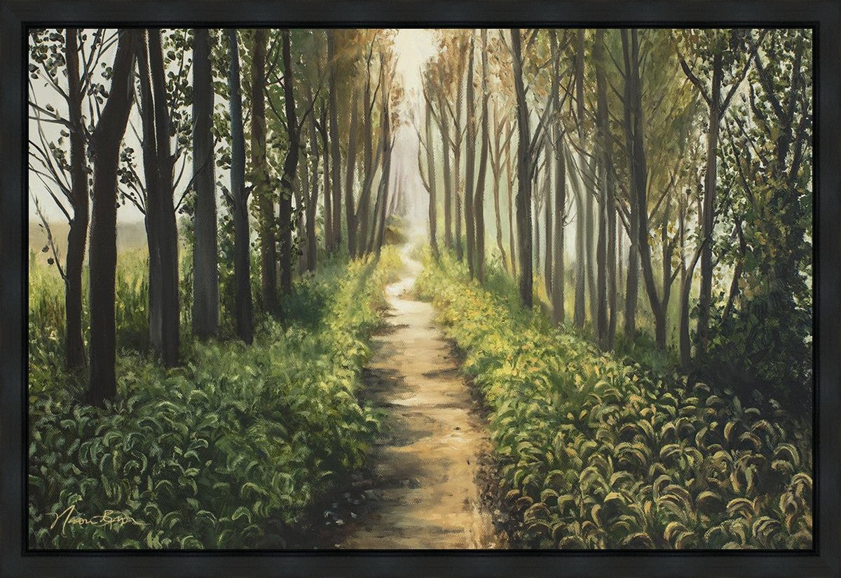 Enjoy The Beauty On Your Broken Path, Forest Walkway Gallery Wrap