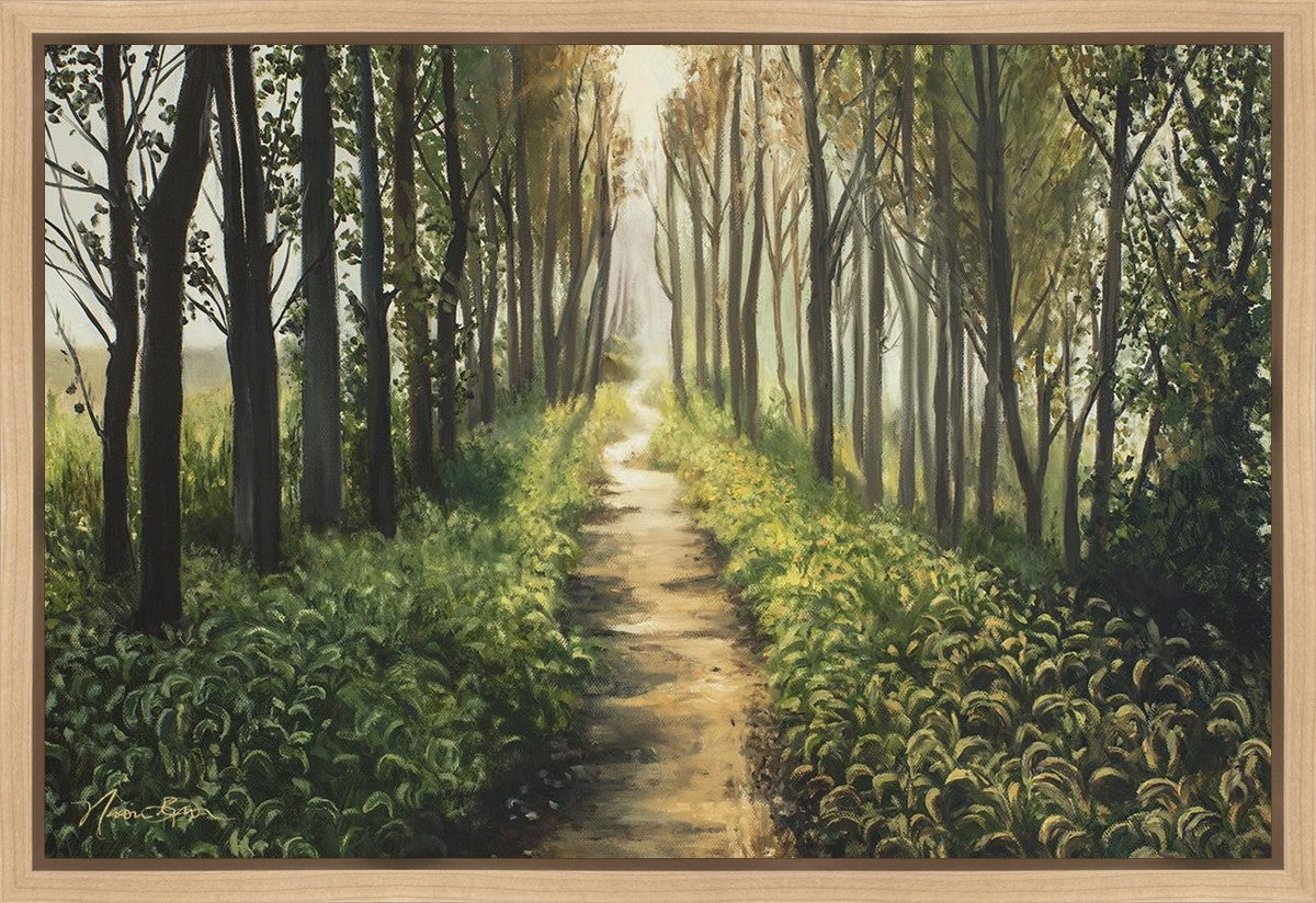 Enjoy The Beauty On Your Broken Path, Forest Walkway Gallery Wrap