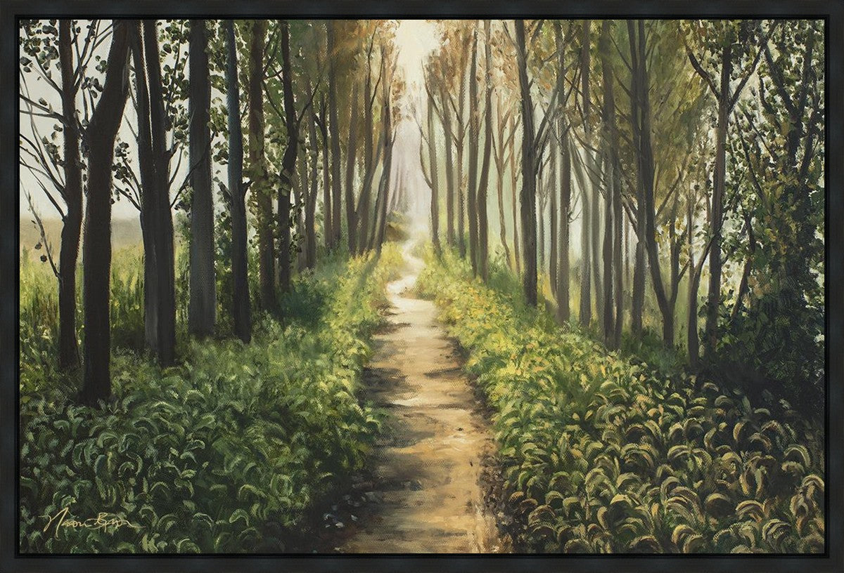 Enjoy The Beauty On Your Broken Path, Forest Walkway Gallery Wrap