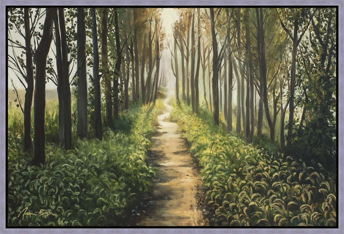 Enjoy The Beauty On Your Broken Path, Forest Walkway Gallery Wrap