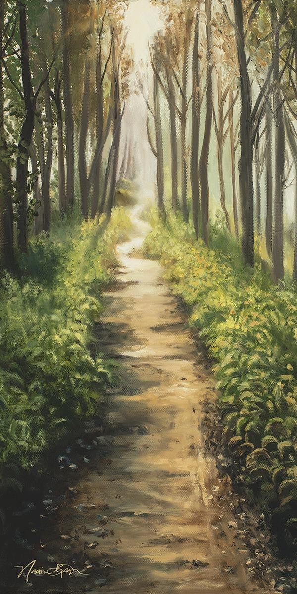 Enjoy The Beauty On Your Broken Path, Forest Walkway Gallery Wrap