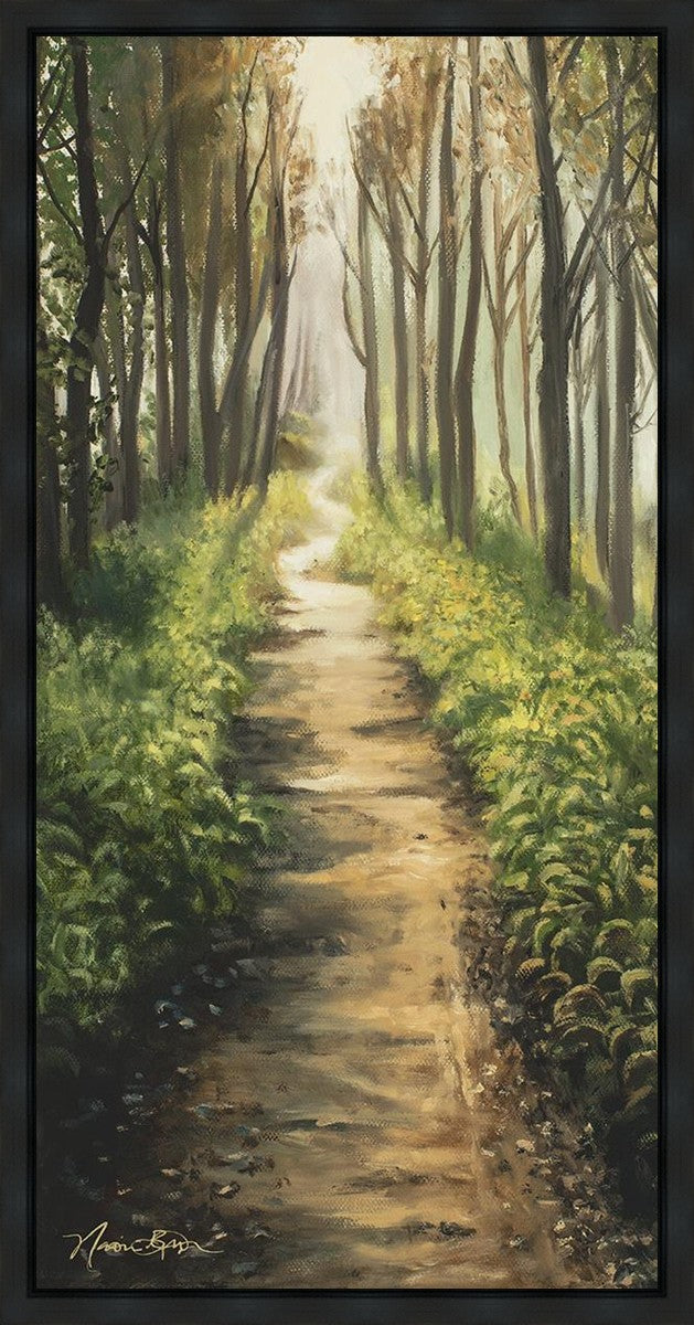 Enjoy The Beauty On Your Broken Path, Forest Walkway Gallery Wrap