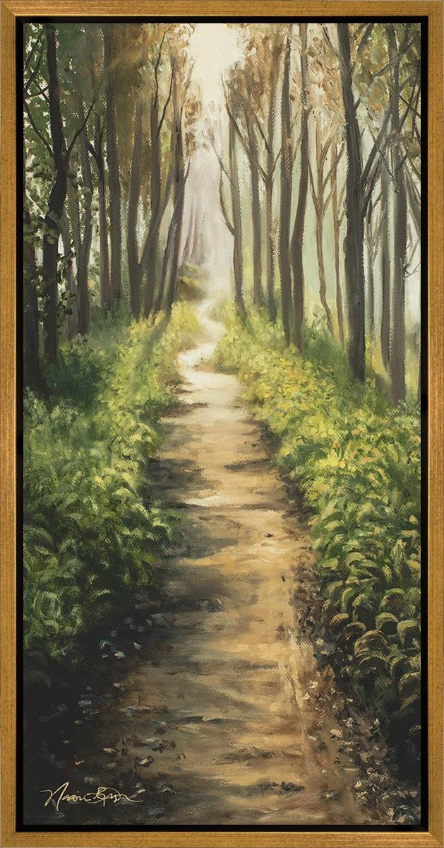 Enjoy The Beauty On Your Broken Path, Forest Walkway Gallery Wrap