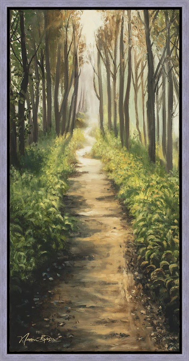 Enjoy The Beauty On Your Broken Path, Forest Walkway Gallery Wrap