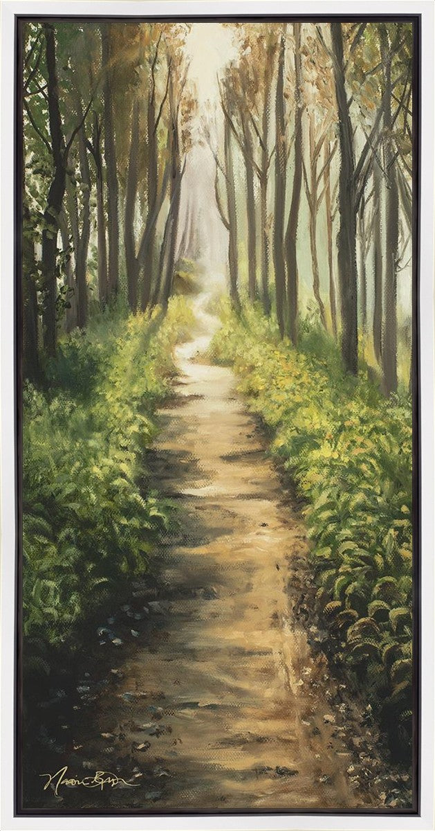 Enjoy The Beauty On Your Broken Path, Forest Walkway Gallery Wrap