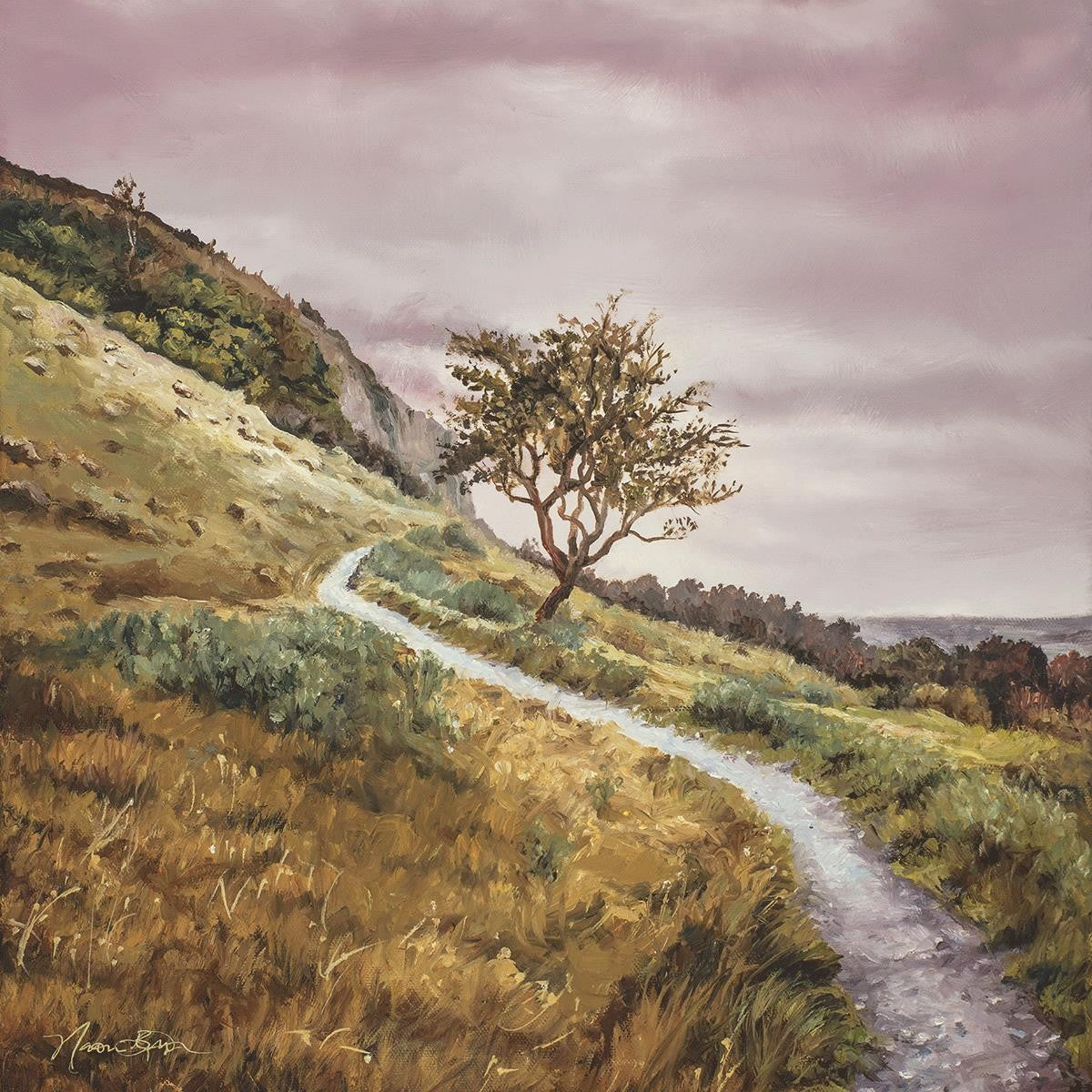 Enjoy the Beauty on your Broken Path Mountain Top Gallery Wrap