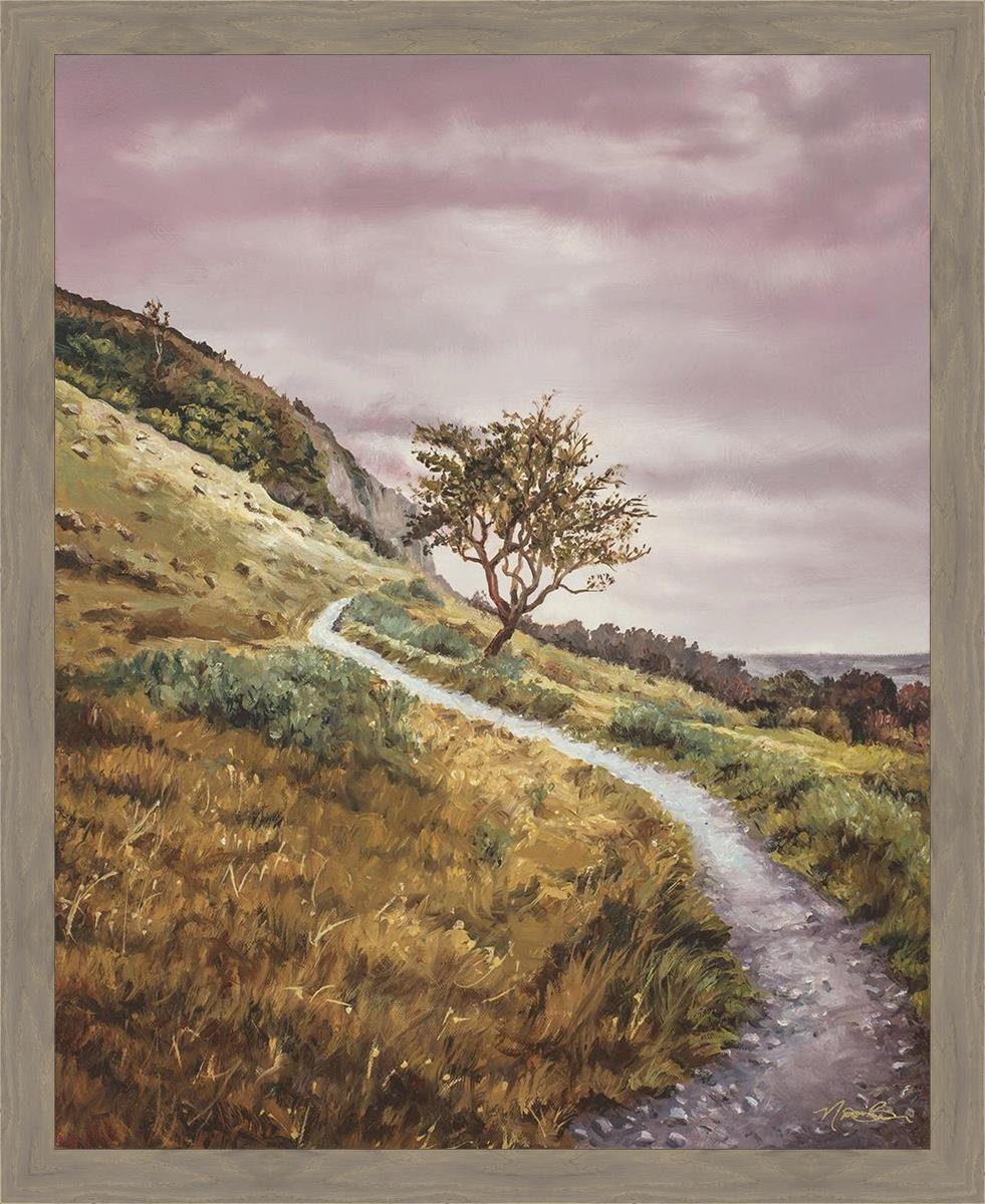 Enjoy the Beauty on your Broken Path Mountain Top Large Wall Art