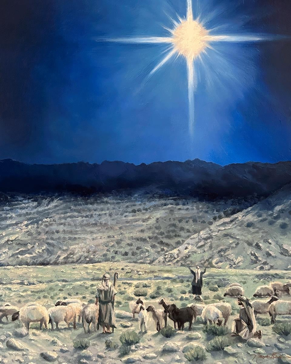 The Shepherds Rejoiced Gallery Wrap