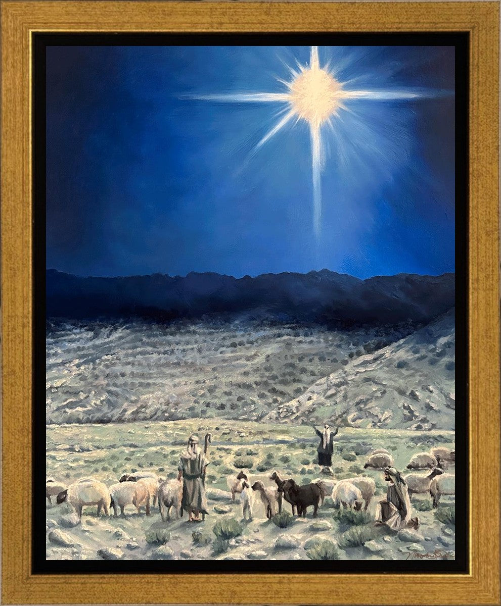 The Shepherds Rejoiced Gallery Wrap