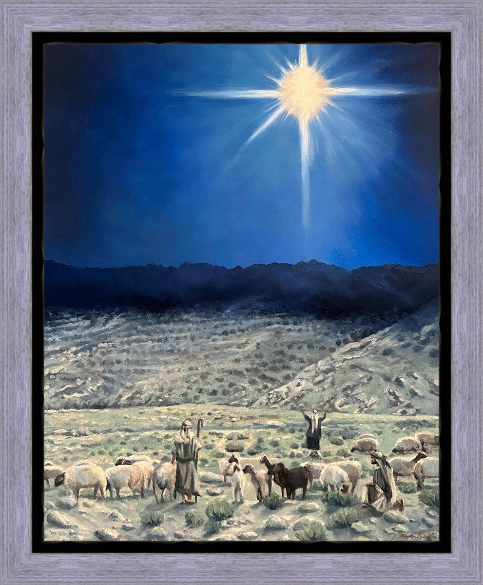 The Shepherds Rejoiced Gallery Wrap