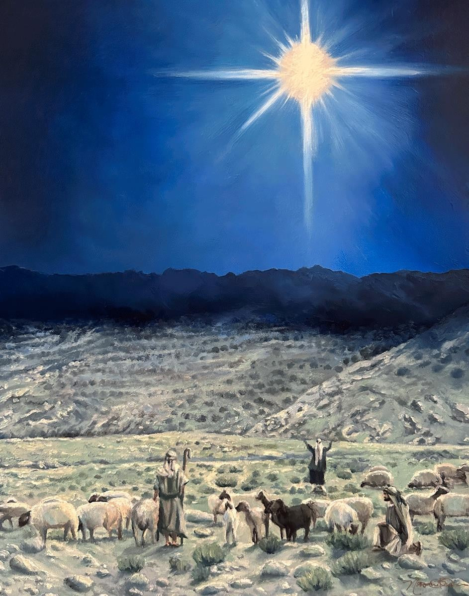 The Shepherds Rejoiced Gallery Wrap