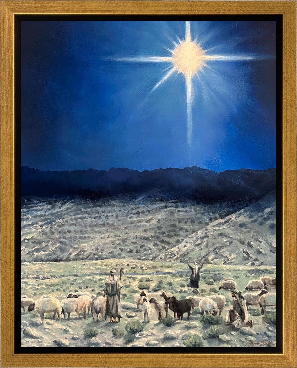 The Shepherds Rejoiced Gallery Wrap