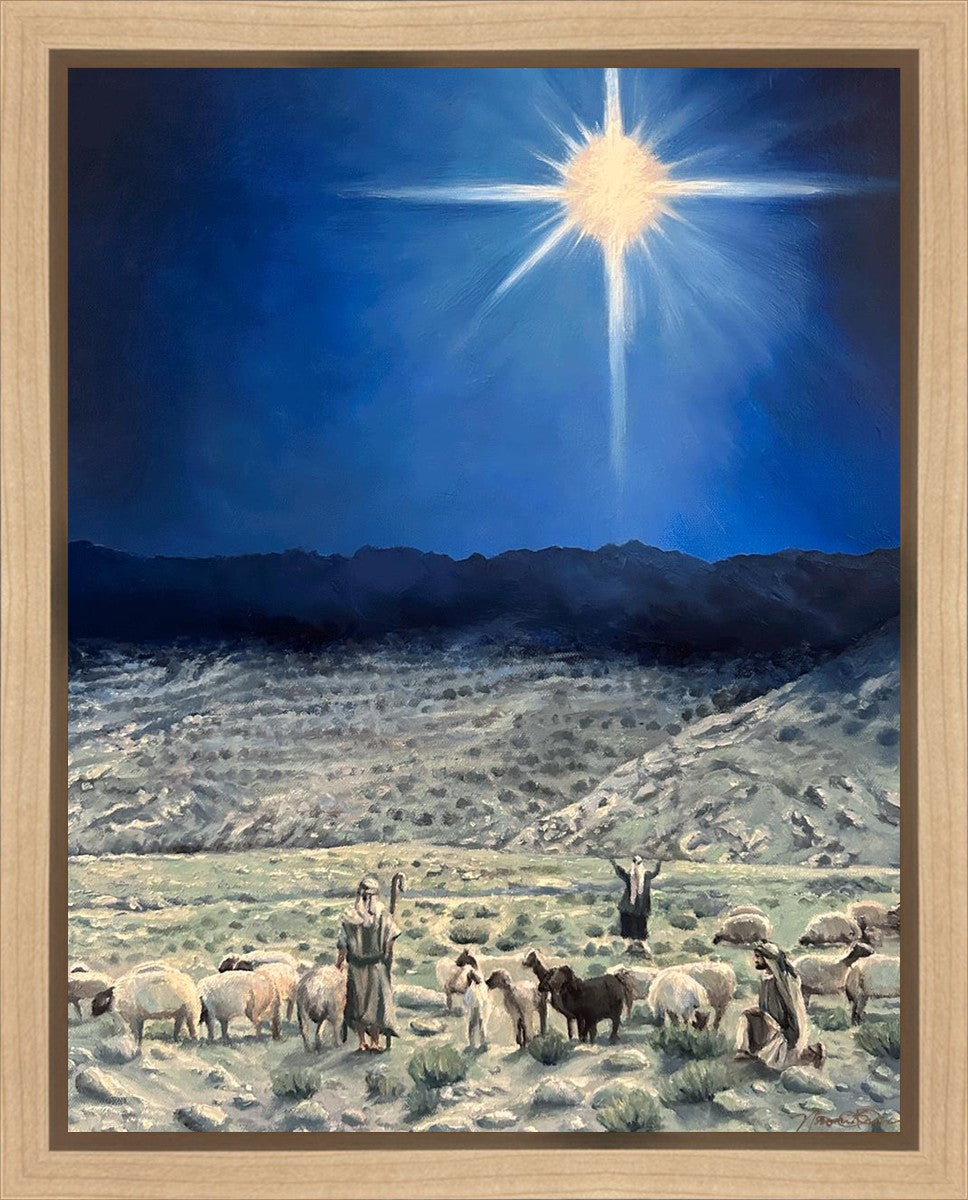 The Shepherds Rejoiced Gallery Wrap