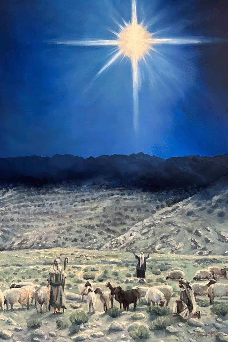 The Shepherds Rejoiced Gallery Wrap