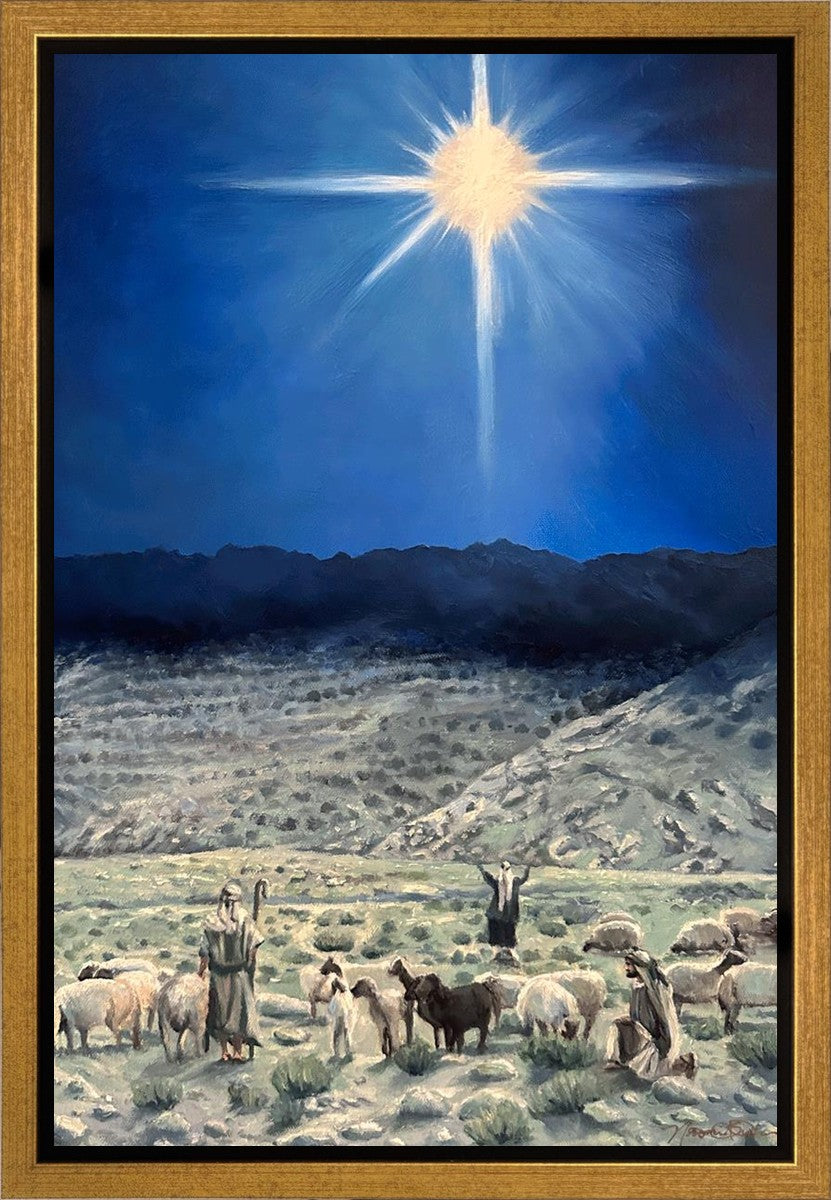 The Shepherds Rejoiced Gallery Wrap