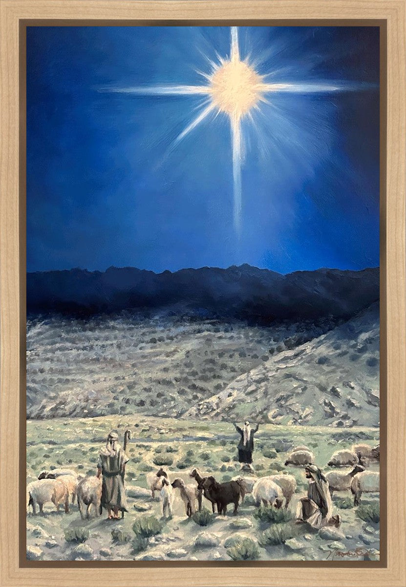 The Shepherds Rejoiced Gallery Wrap