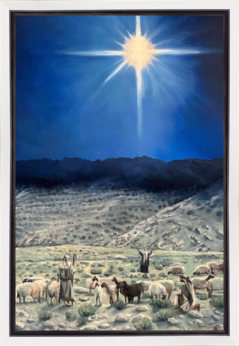 The Shepherds Rejoiced Gallery Wrap