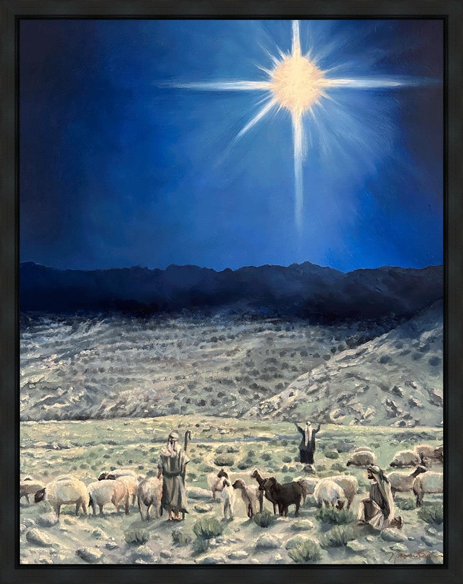 The Shepherds Rejoiced Gallery Wrap