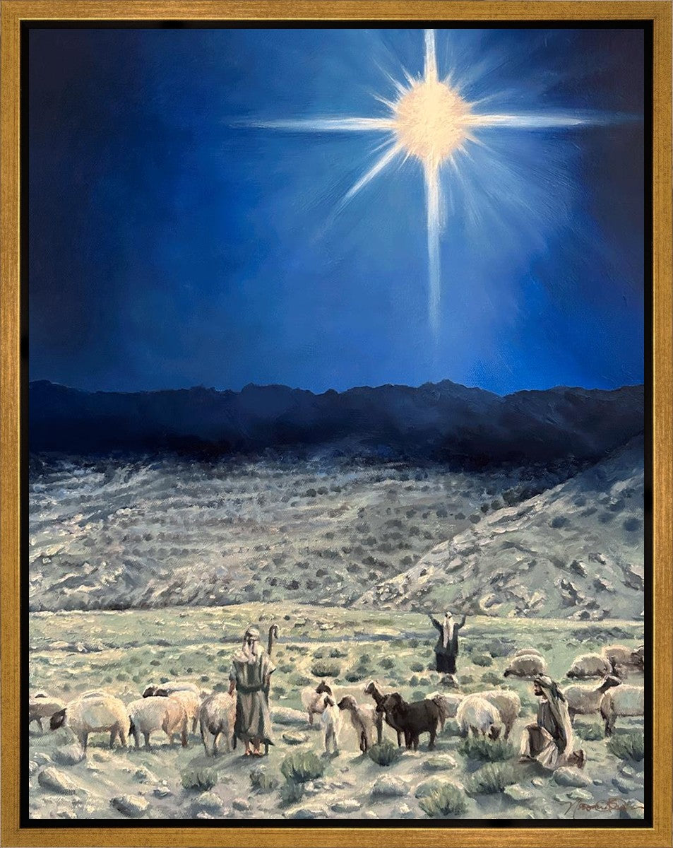 The Shepherds Rejoiced Gallery Wrap