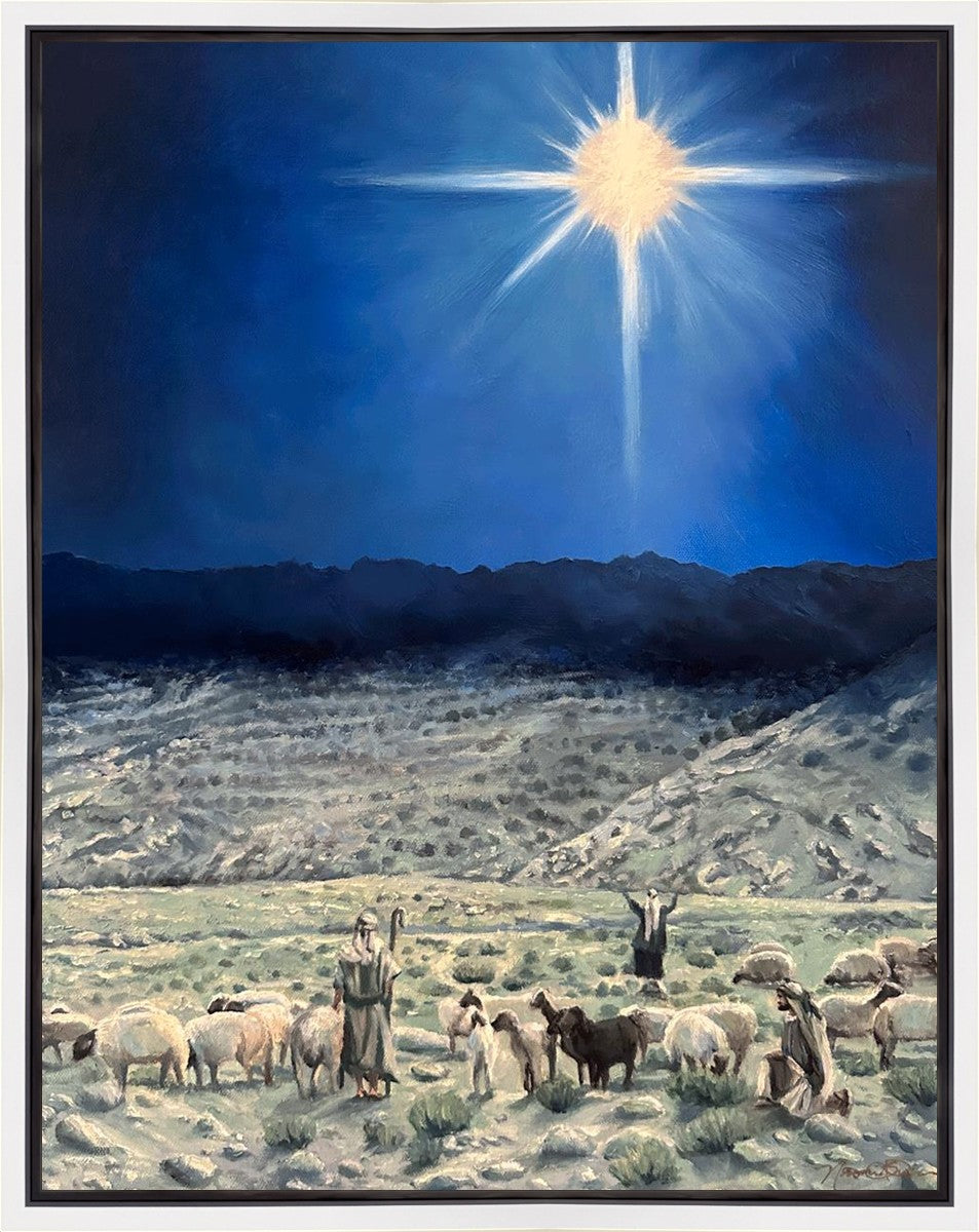 The Shepherds Rejoiced Gallery Wrap