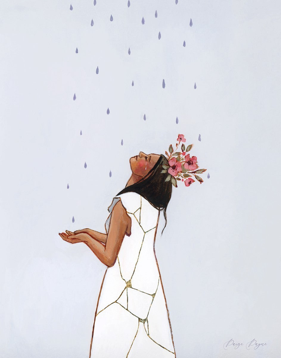 She Learned to Love The Rain Gallery Wrap